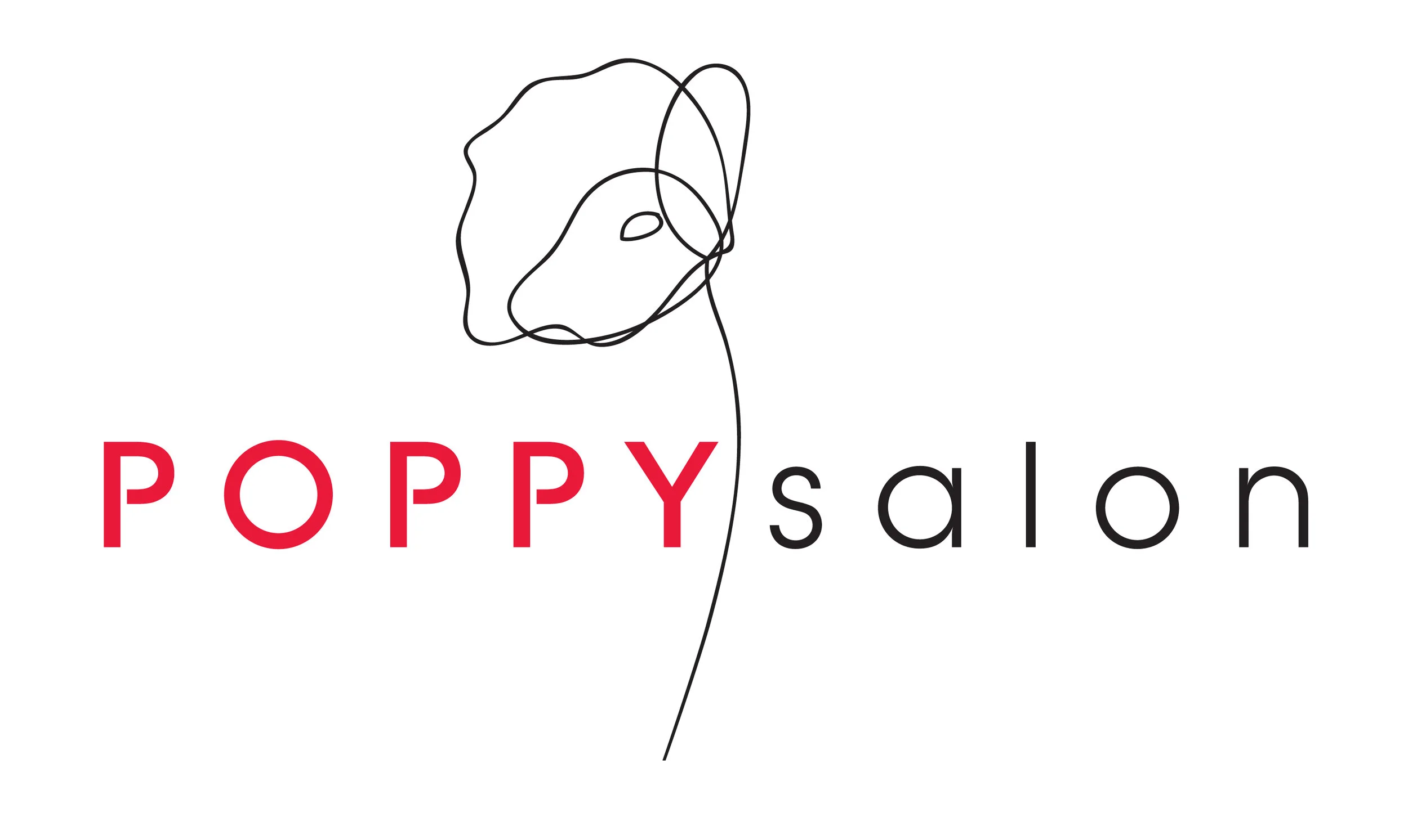 Poppy Salon logo by Studio Prow