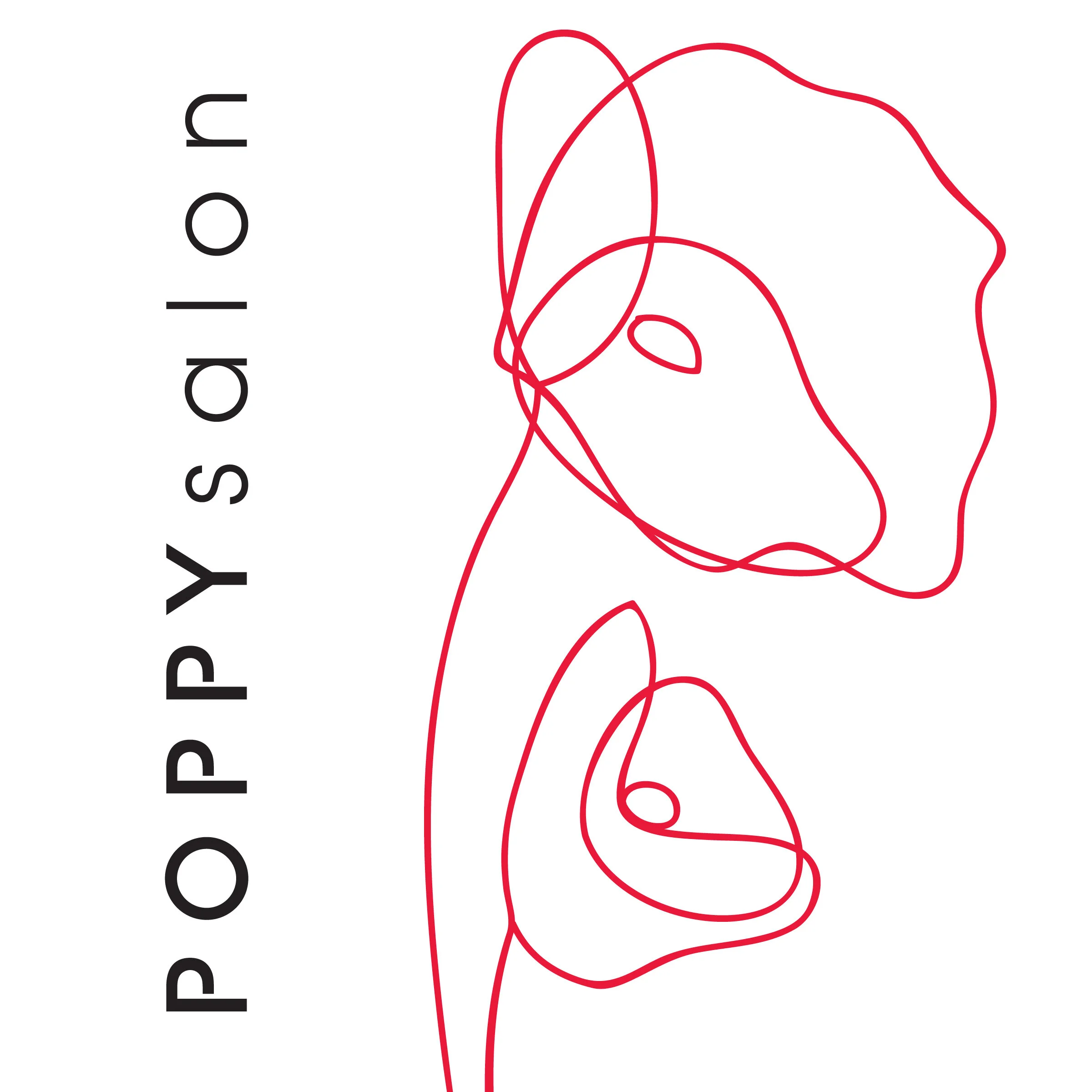 Poppy Salon logo by Studio Prow