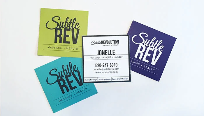 Subtle Rev Massage logo by Studio Prow