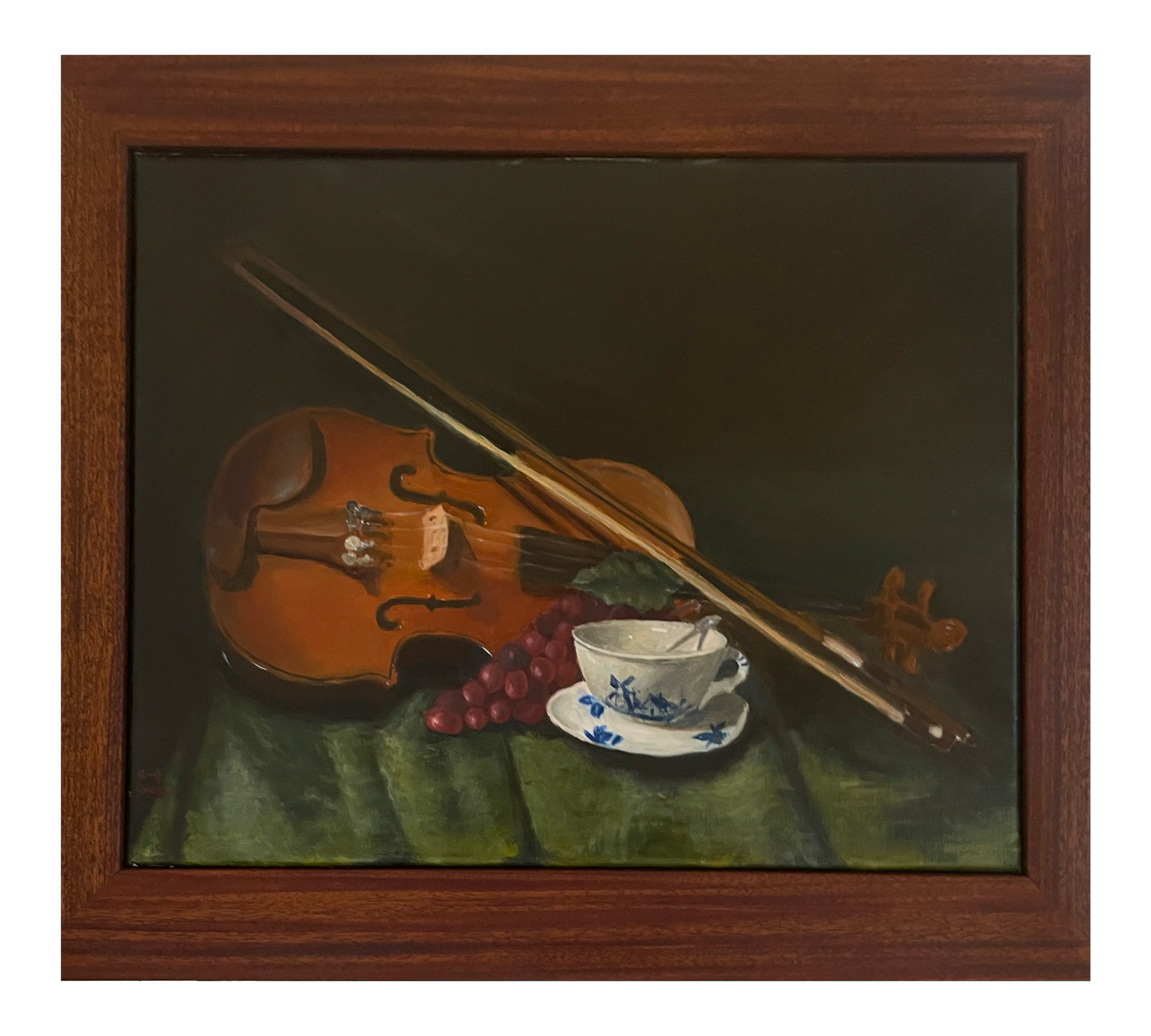 Ode To Abraham, oil on canvas, 18"x20", 2023