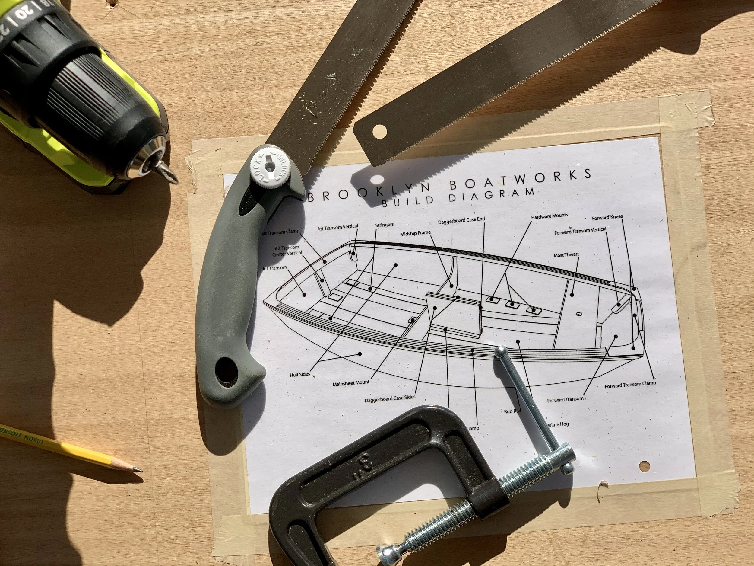 Outdoor Boat Building