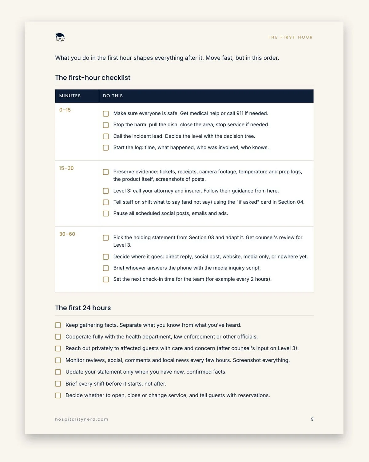Crisis & Reputation Response Playbook preview 3