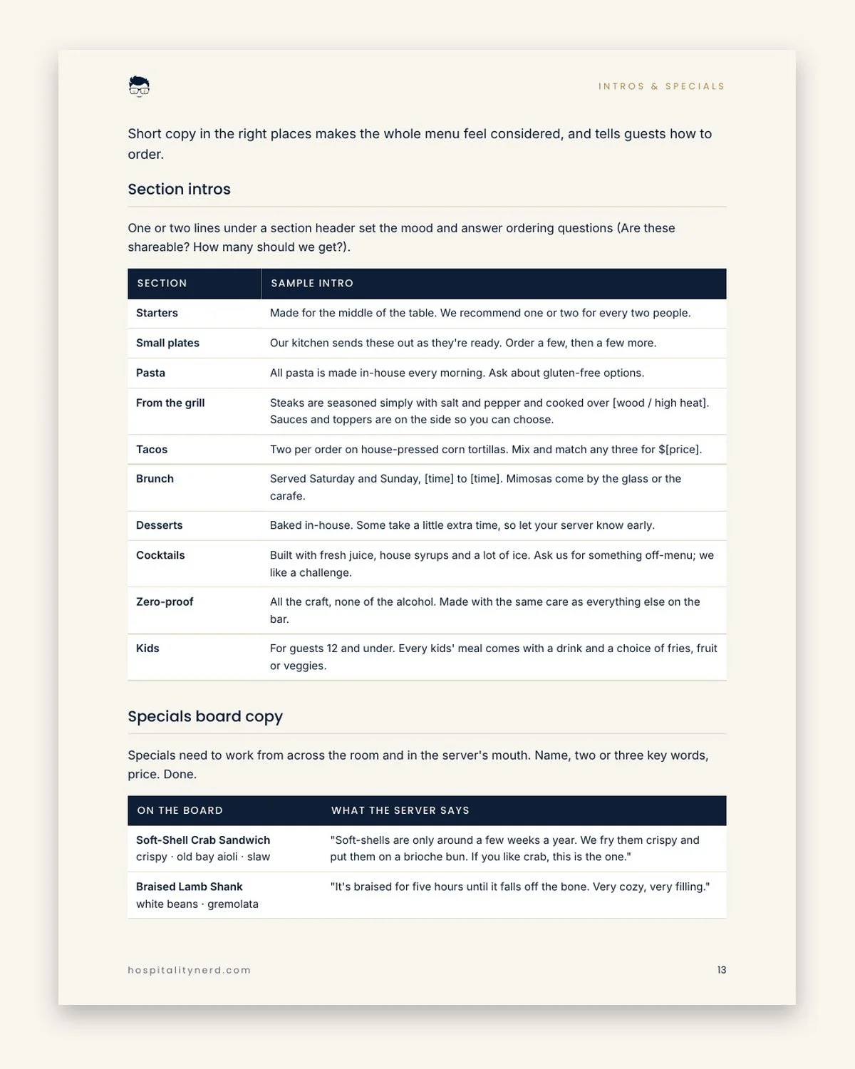 Menu Copy Pack preview 3