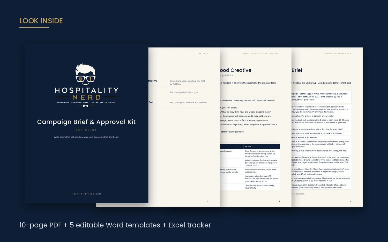 Campaign Brief & Approval Kit preview 1