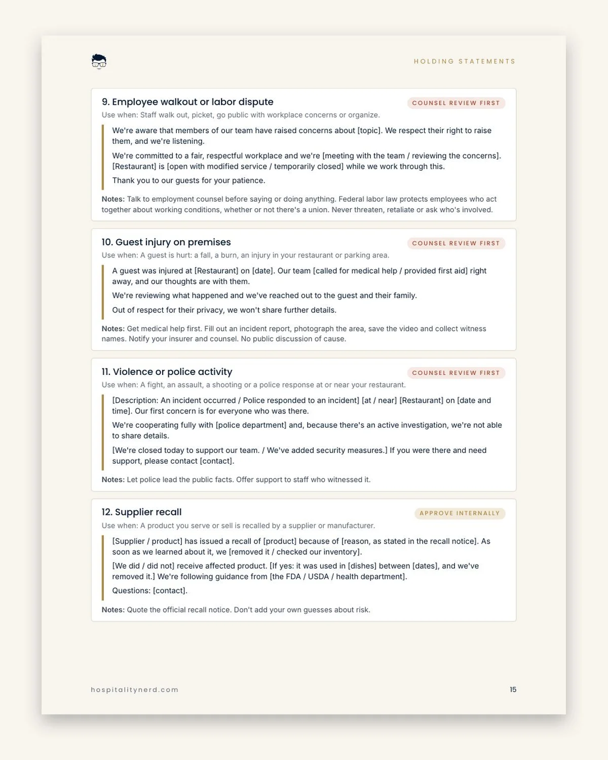 Crisis & Reputation Response Playbook preview 4