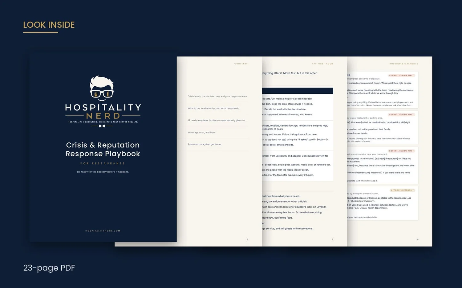 Crisis & Reputation Response Playbook preview 1