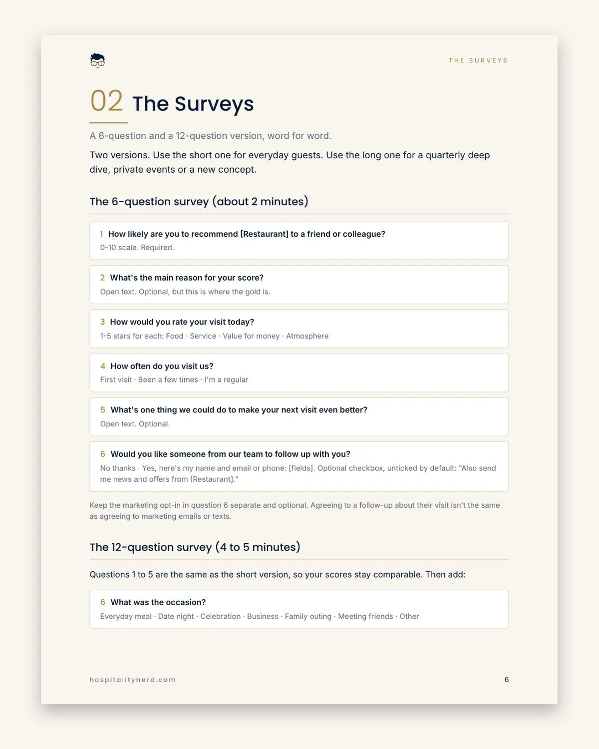 Guest Survey & NPS Kit preview 3