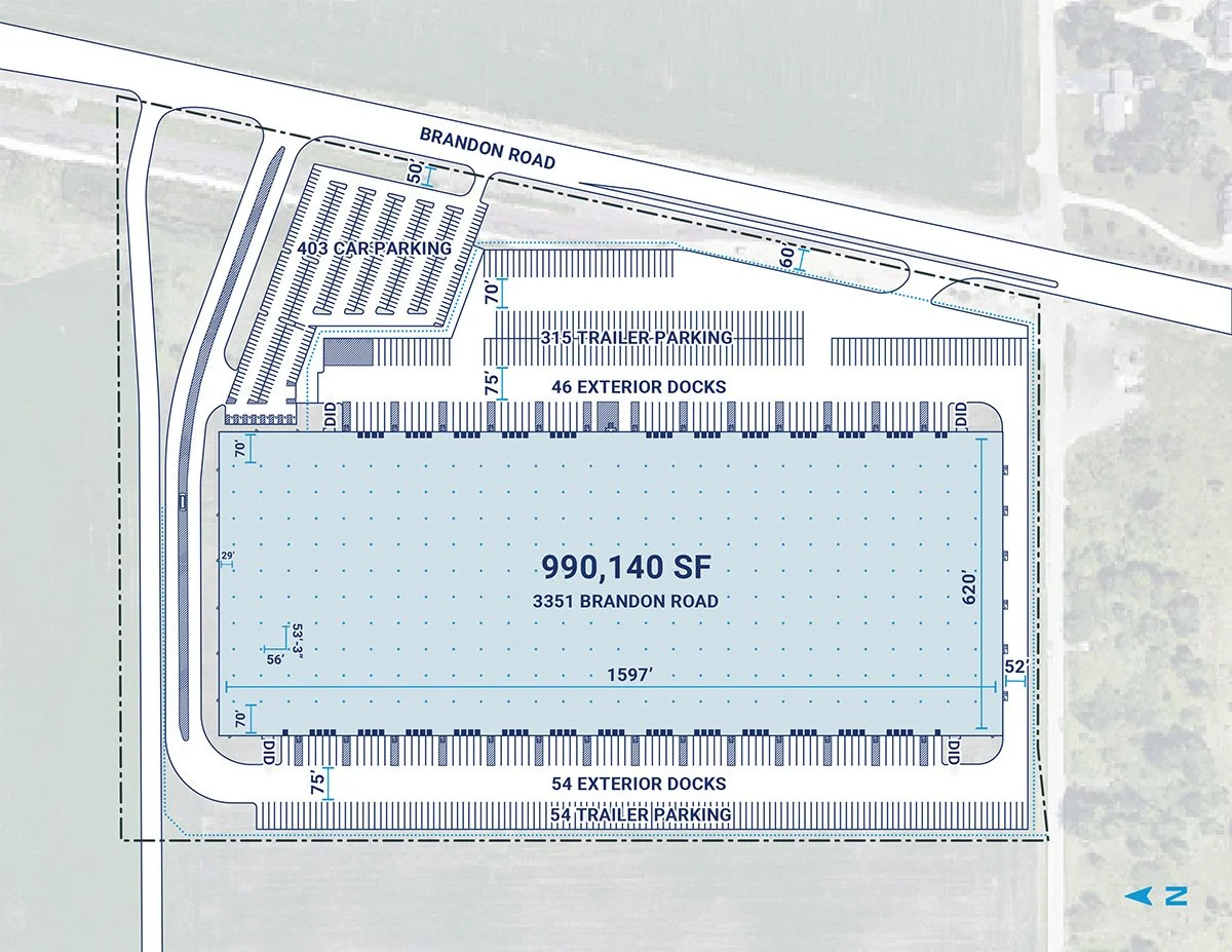 availabilities 3351 brandon road site plan