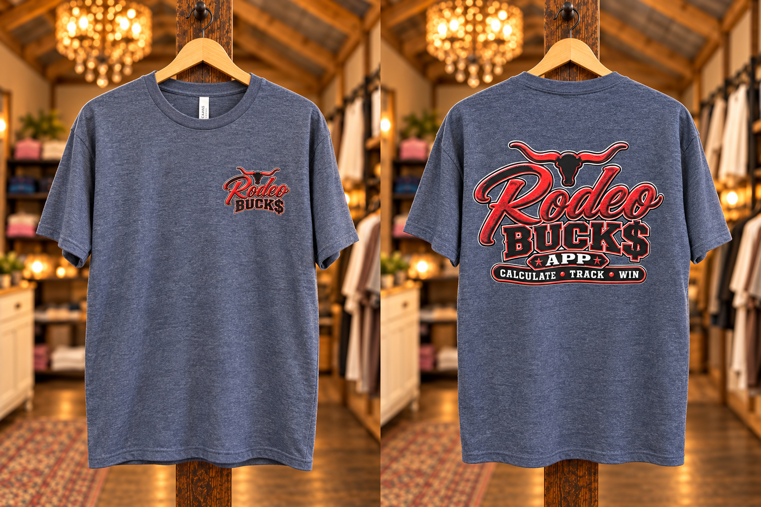 Rodeo Buck$ Tee Gildan