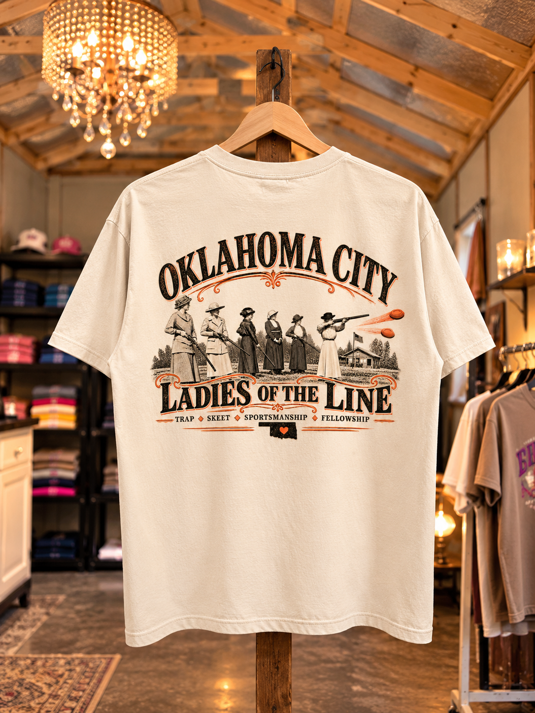 Custom trap & skeet apparel designed for a team of women who love the sport and the fellowship.