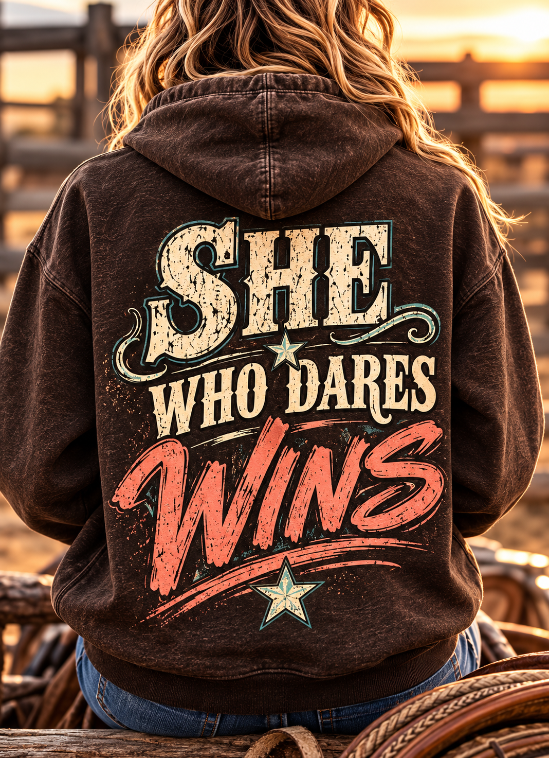 She Who Dares Wins Hoodie