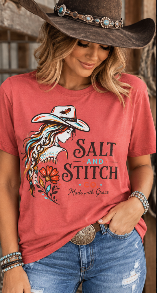 Salt & Stitch Co. Tee - Bella Canva