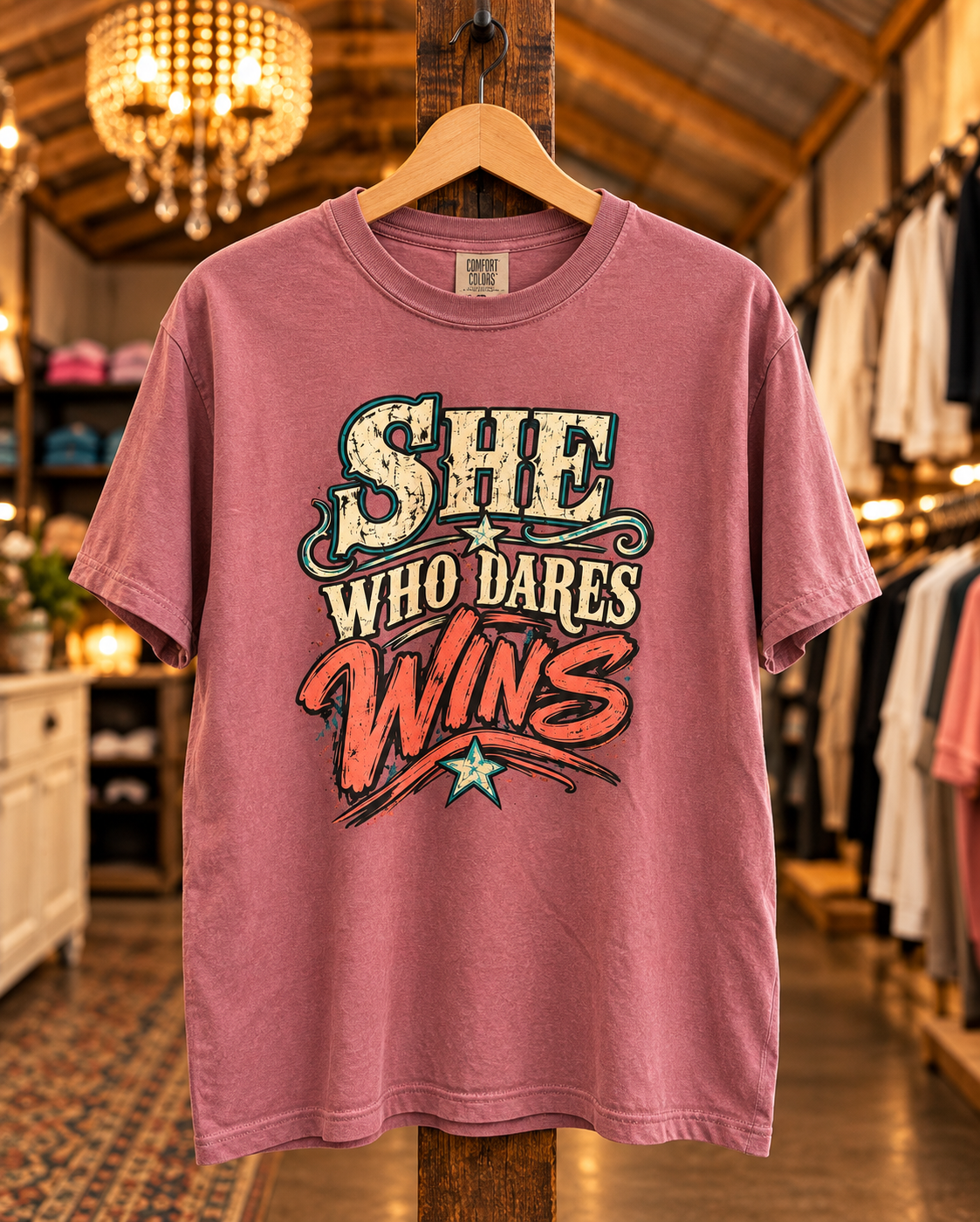 She Who Dares Wins - Color Comfort