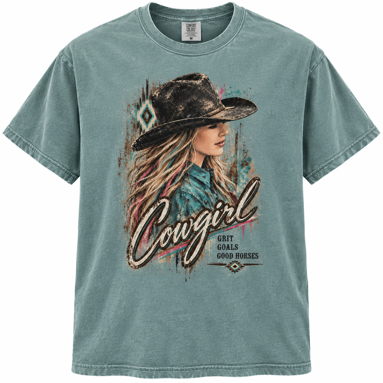 Cowgirl Grit Graphic Tee - Comfort Colors