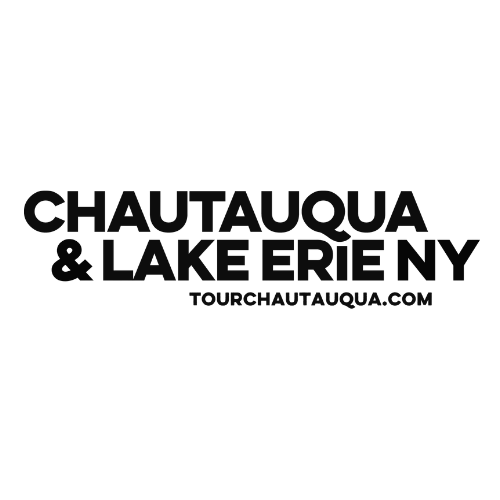 Logo for Chautauqua & Lake Erie NY with website URL tourchautauqua.com