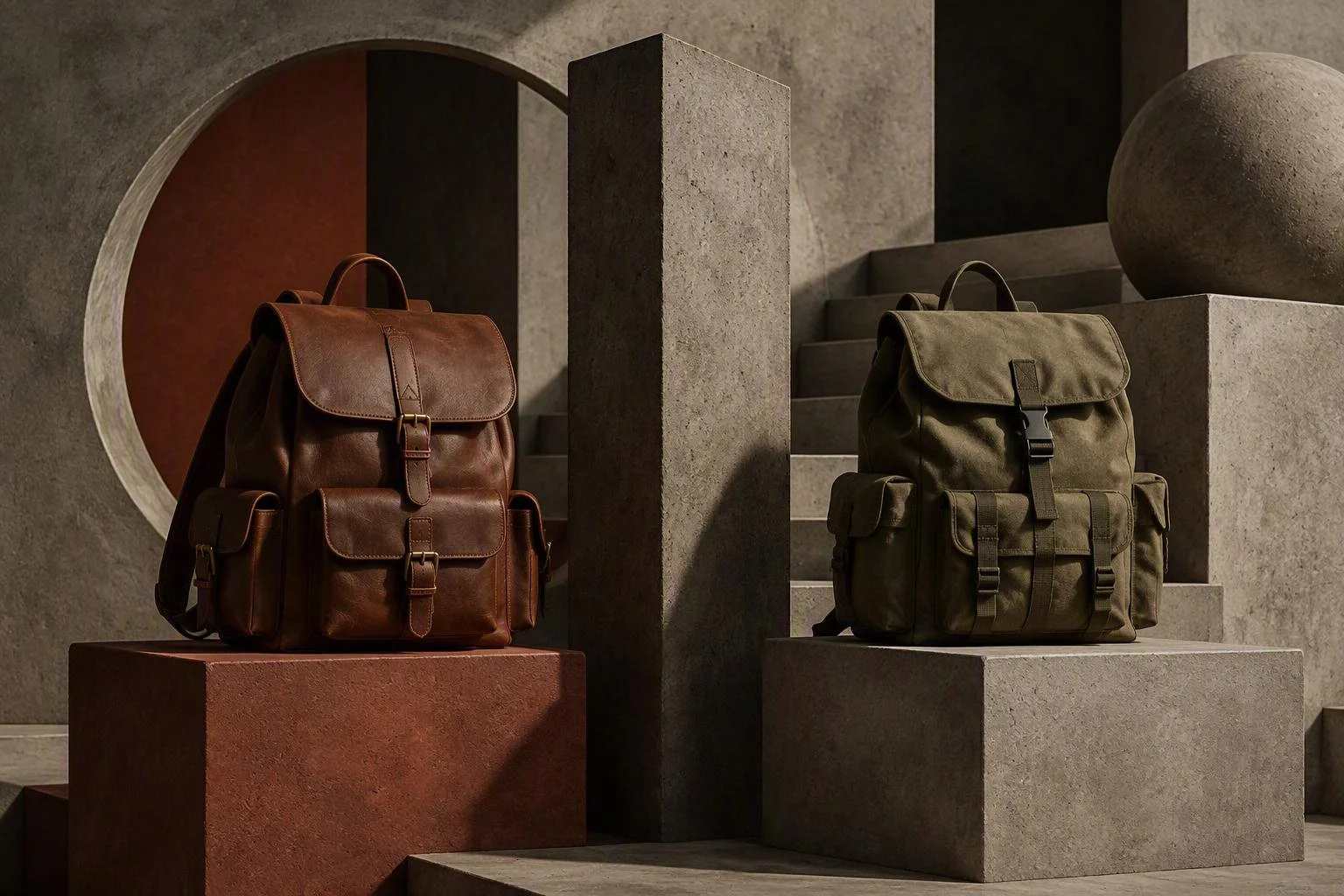 Full-Grain Leather Backpack vs Canvas Backpack: Which Is Better?