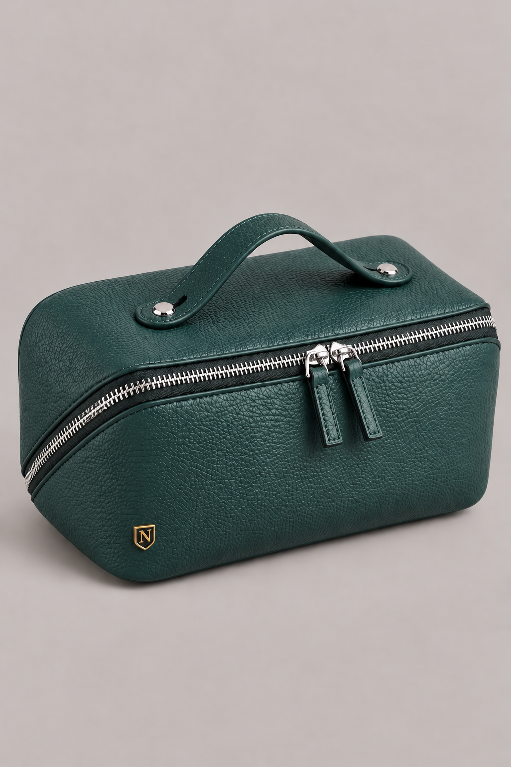 Teal Leather Case with Silver Zipper.png