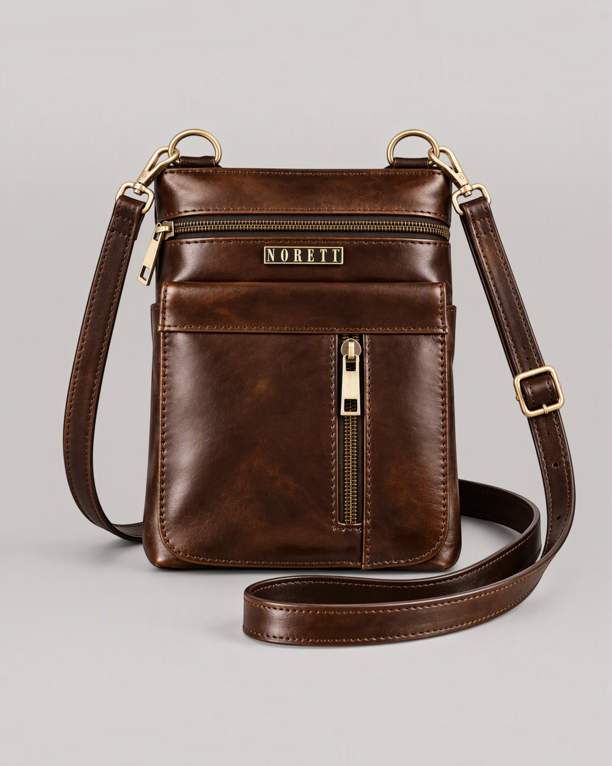 Hudson Walnut Crossbody