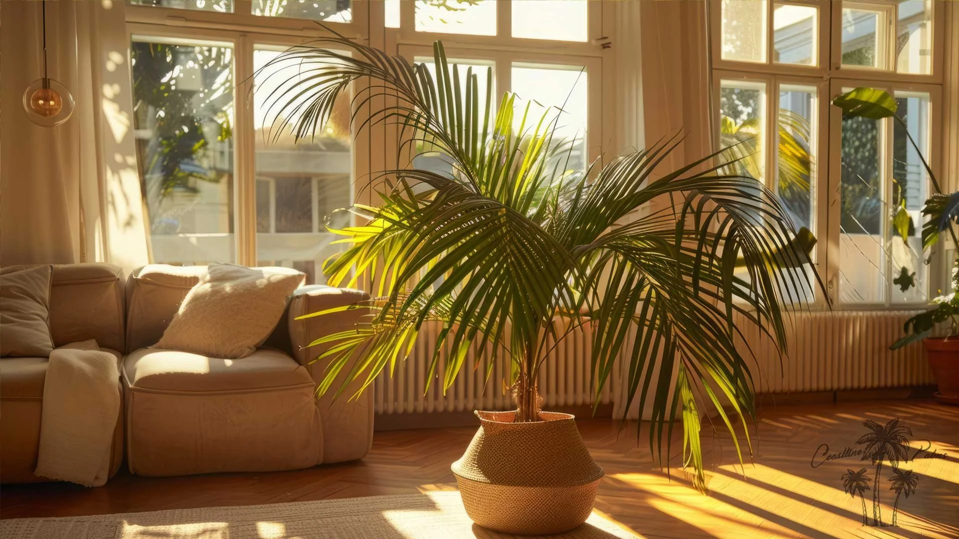Kentia palms thrive in Southern California’s diverse climate, flourishing in coastal breezes and inland shade. Their elegant fronds enhance landscapes with a tropical touch. Indoors, they have long been cherished for their sophistication, once gracin