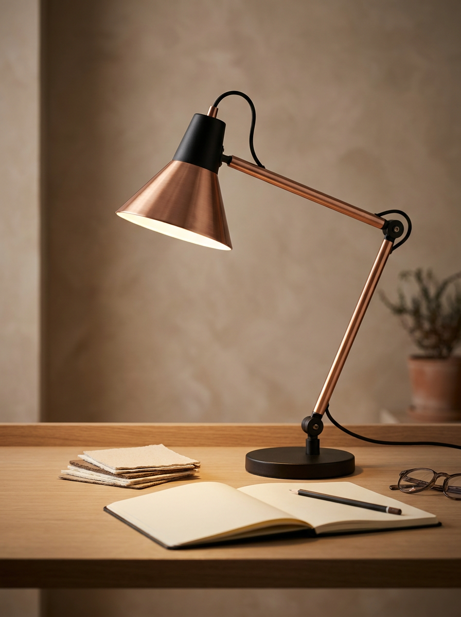 Copper Desk Lamp