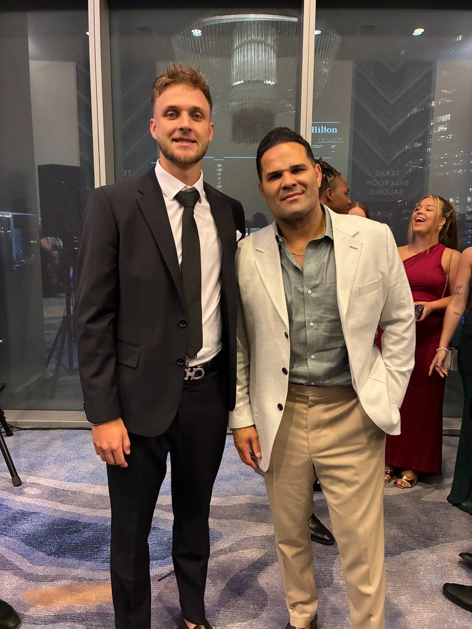 Grit team members at a professional event