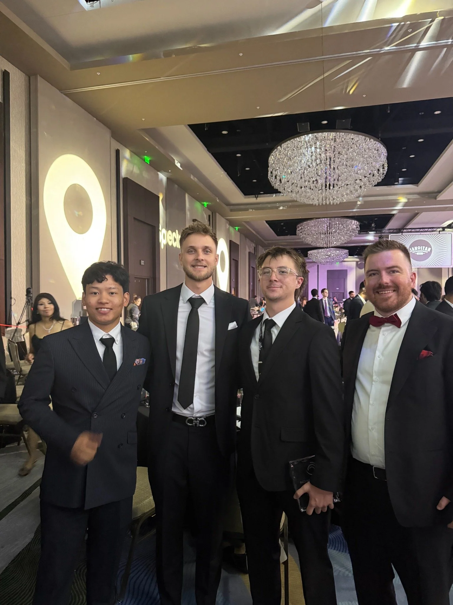 Grit team celebrating connections at an event