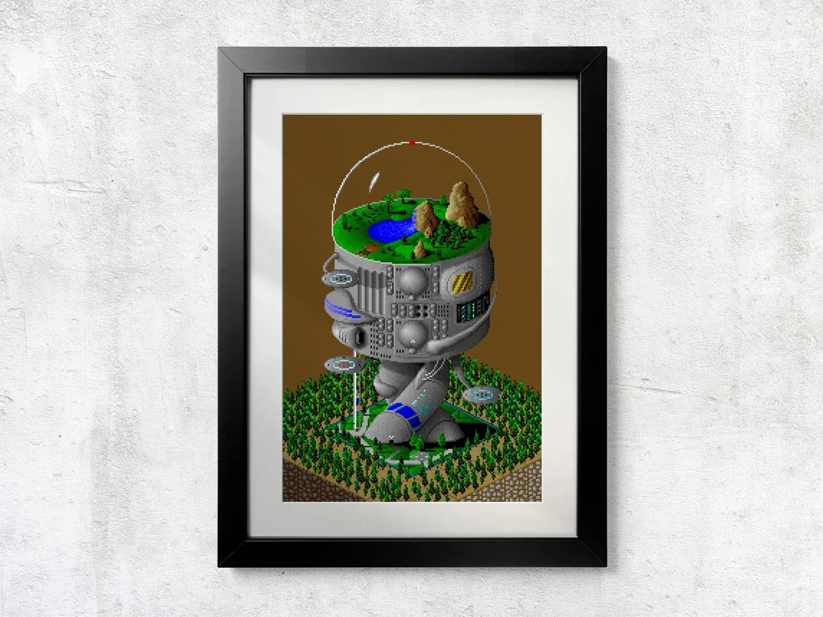 SimCity 2000 Arcology - Unframed Wall Print