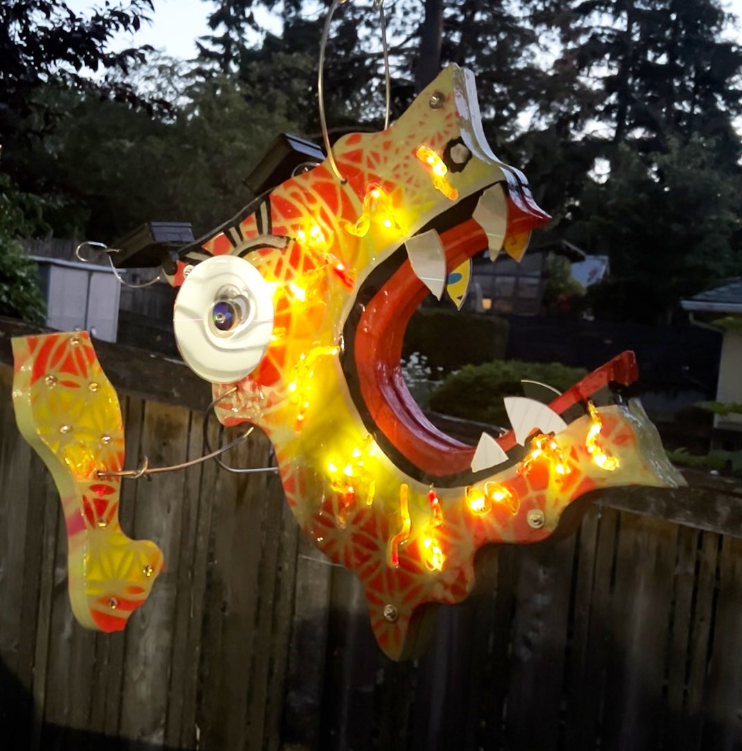 Custom Mobile Dragon (with lights)