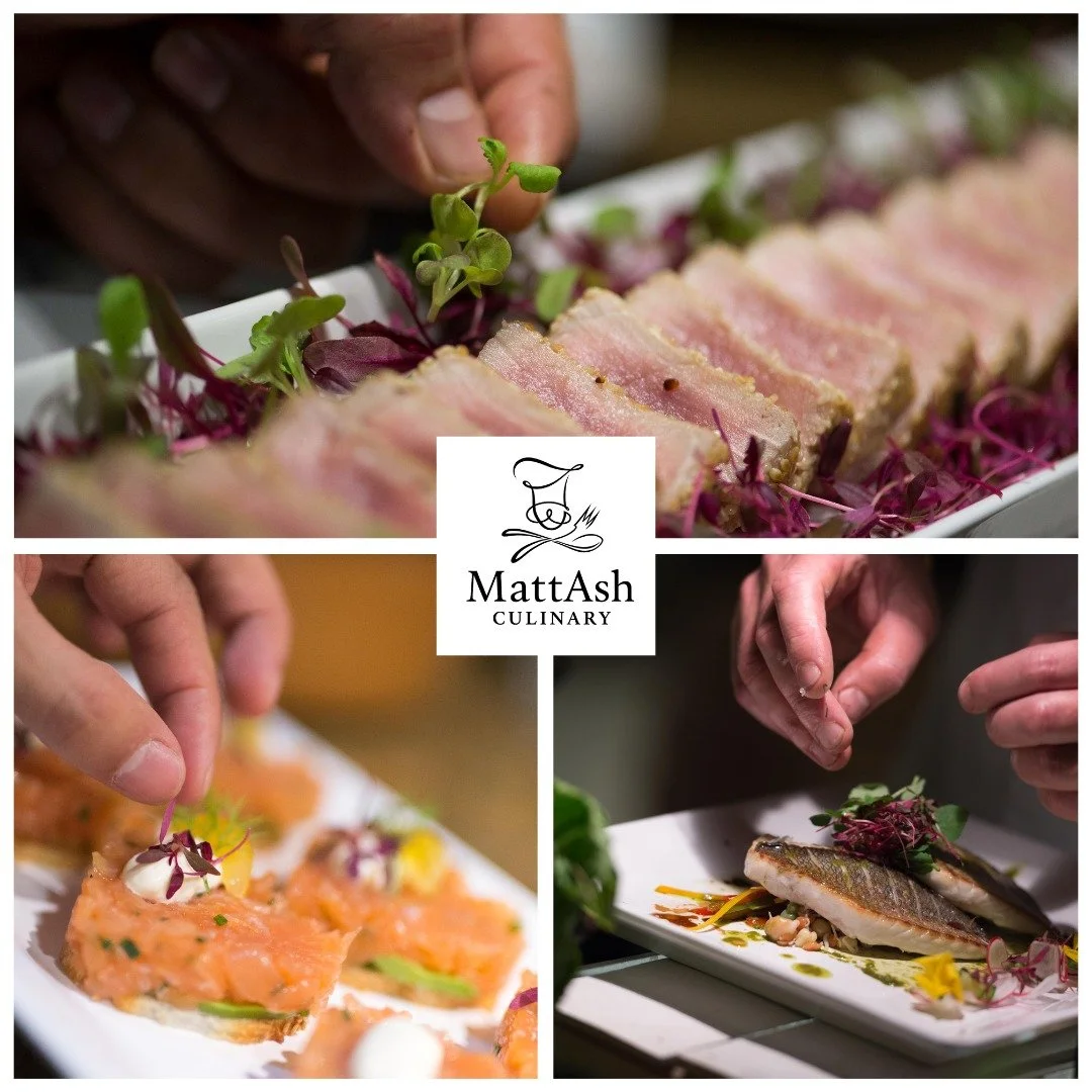 MattAsh Culinary chef plating collage