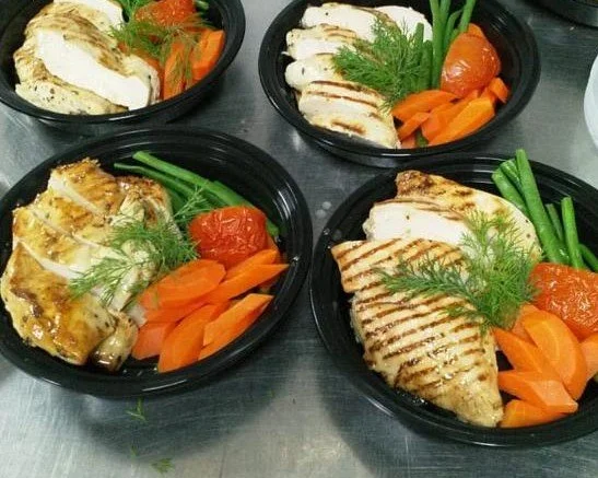 Ready-to-eat chicken meal bowls