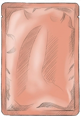 sheet face mask sachet. custom branding and artwork available