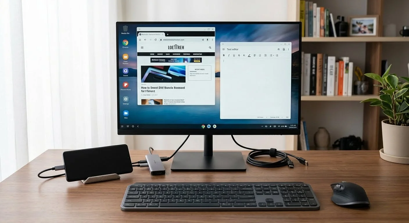 Smartphone-driven desktop