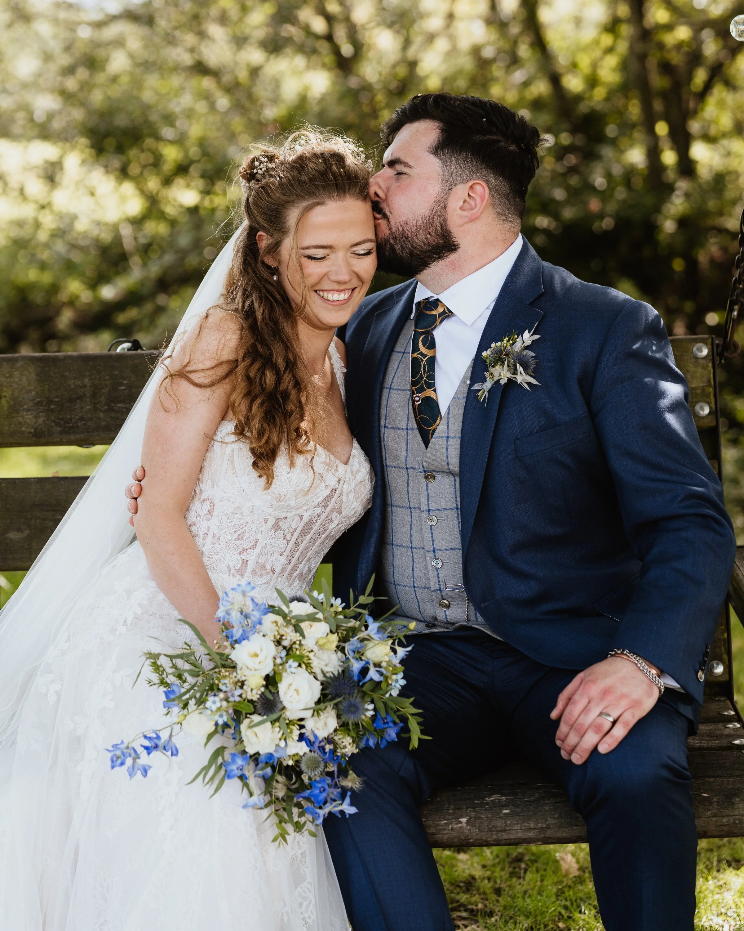 Happy 1st Wedding Anniversary 

Katie &amp; Jordan. 

The sun is shining today as it did for you last year. How has it been a year 💫❤️

THE CREDITS 

Venue: @the_milwards_estate 
Photographer: @shrigleyphotographyfilm 
Florist: @the_floweralchemist