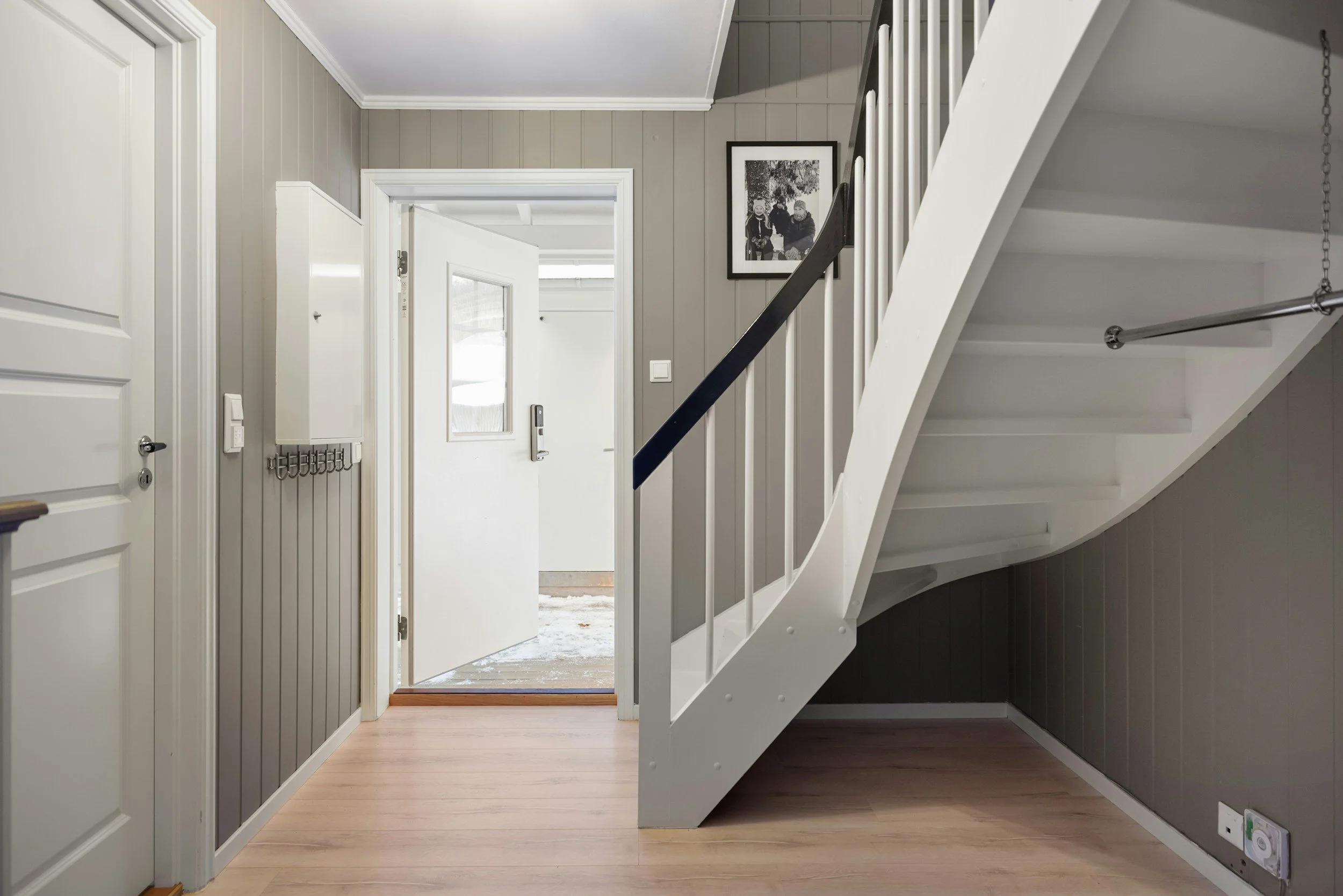 Trap in de hal van een woning