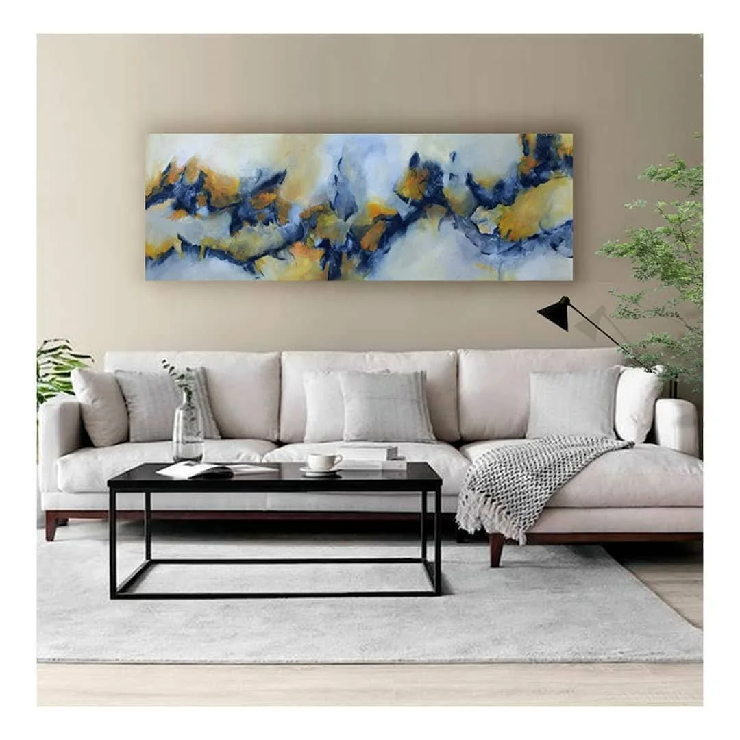 Pincel seco n.º 1   Acrílico sobre lienzo · 60 × 120 cm · Colección privada