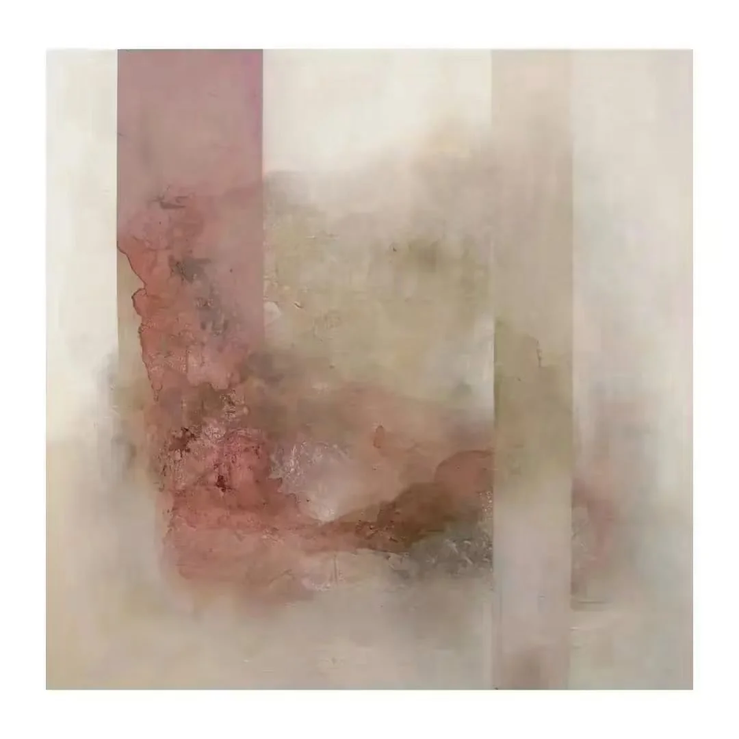 Aguadas n.º 1     Acrílico sobre lienzo · 100 × 100 cm · Colección privada