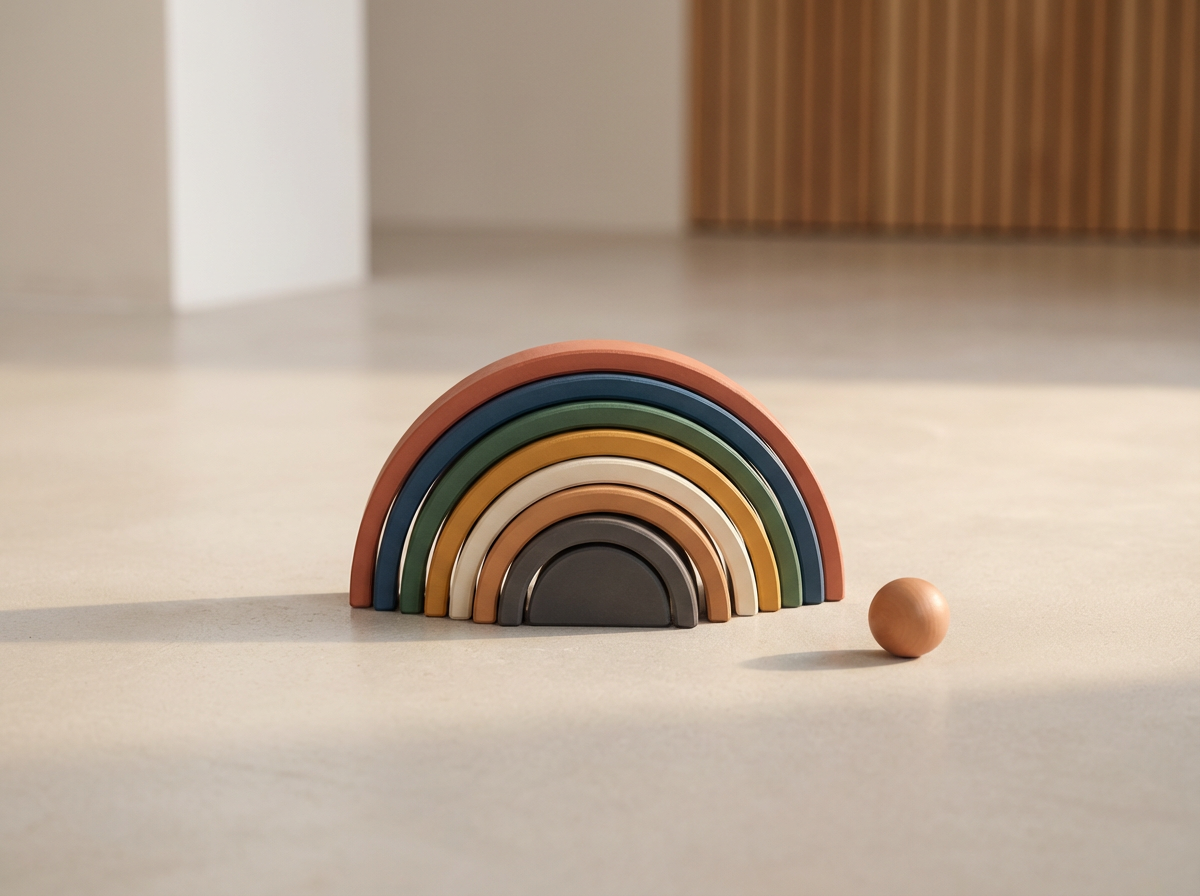 Wooden Stacking Rainbow