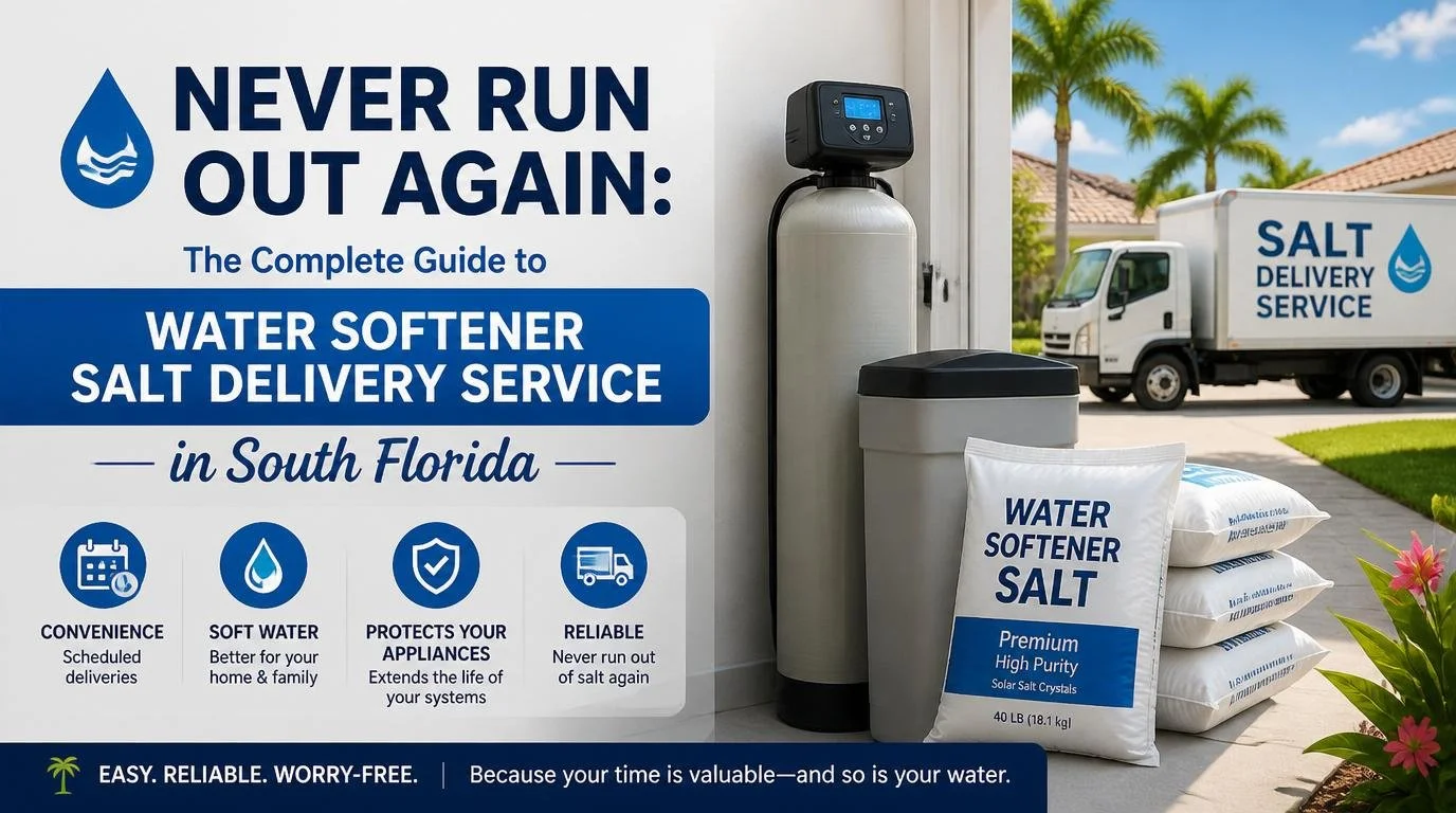 Never Run Out Again: The Complete Guide to Water Softener Salt Delivery Service in South Florida