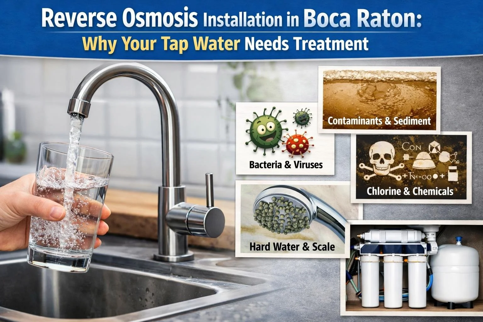 Reverse Osmosis Installation in Boca Raton: Why Your Tap Water Needs Treatment