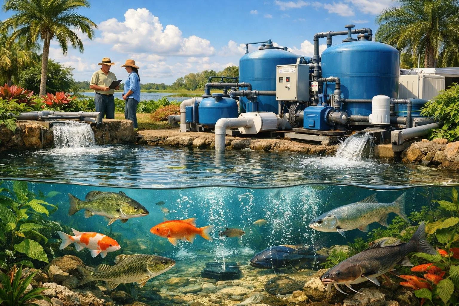 Water Treatment for Florida Fish Farms and Aquaculture Operations