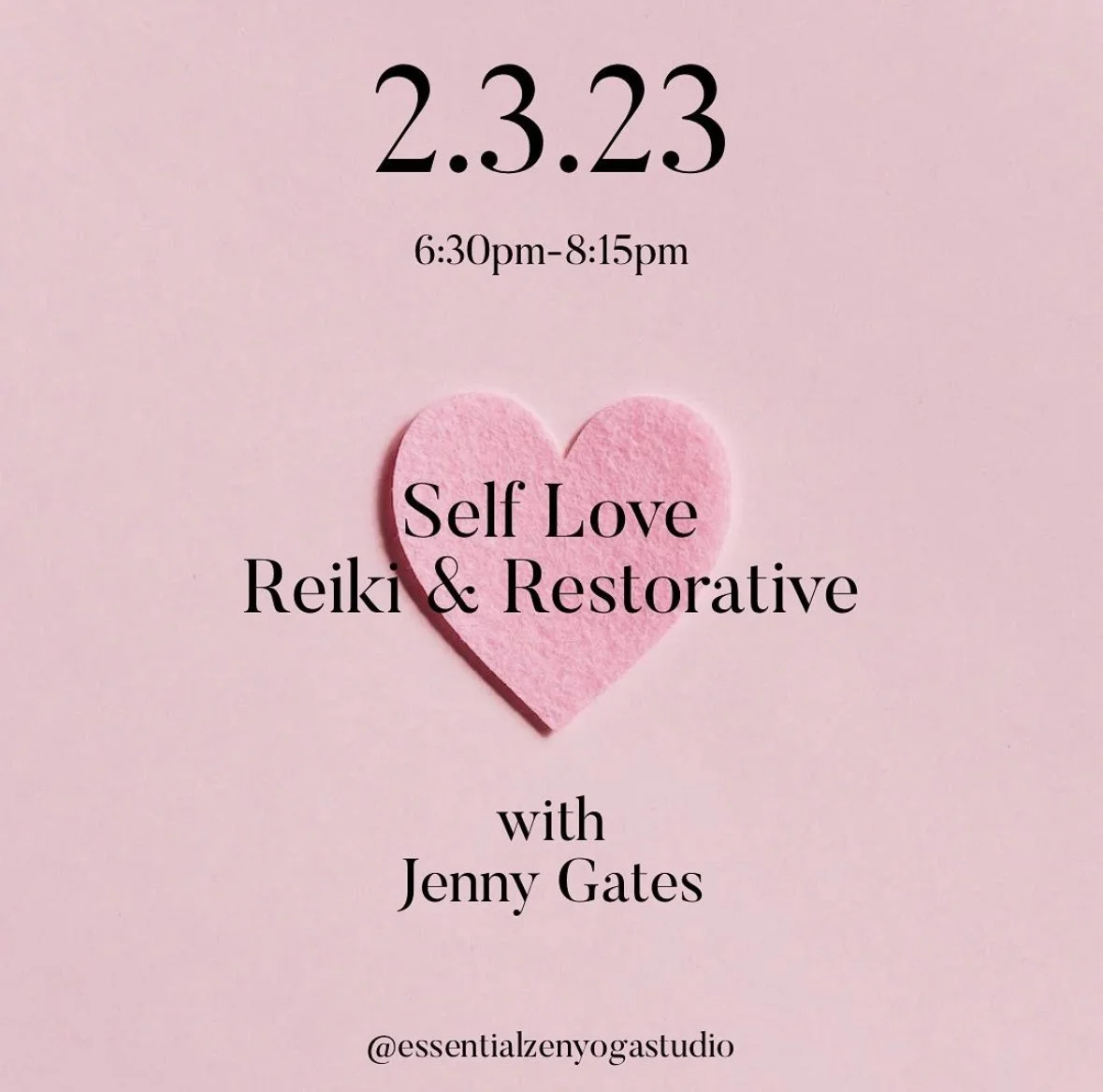 Gates To Yoga Social Media Post - Self Love Event