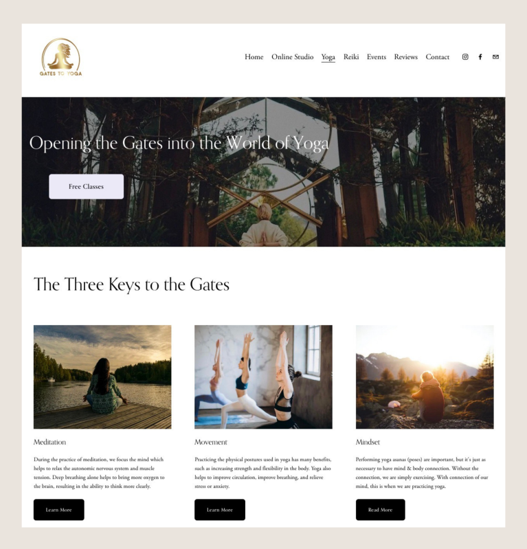 Gates To Yoga 3 Keys Page