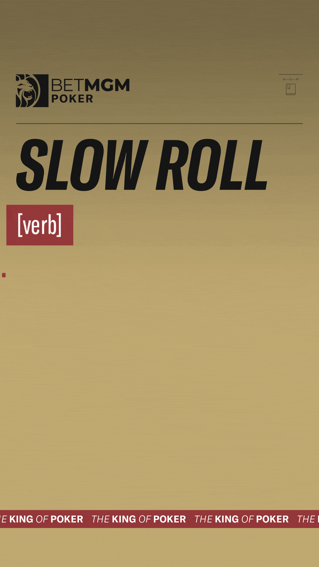 BetMGM Poker Slow Roll.gif
