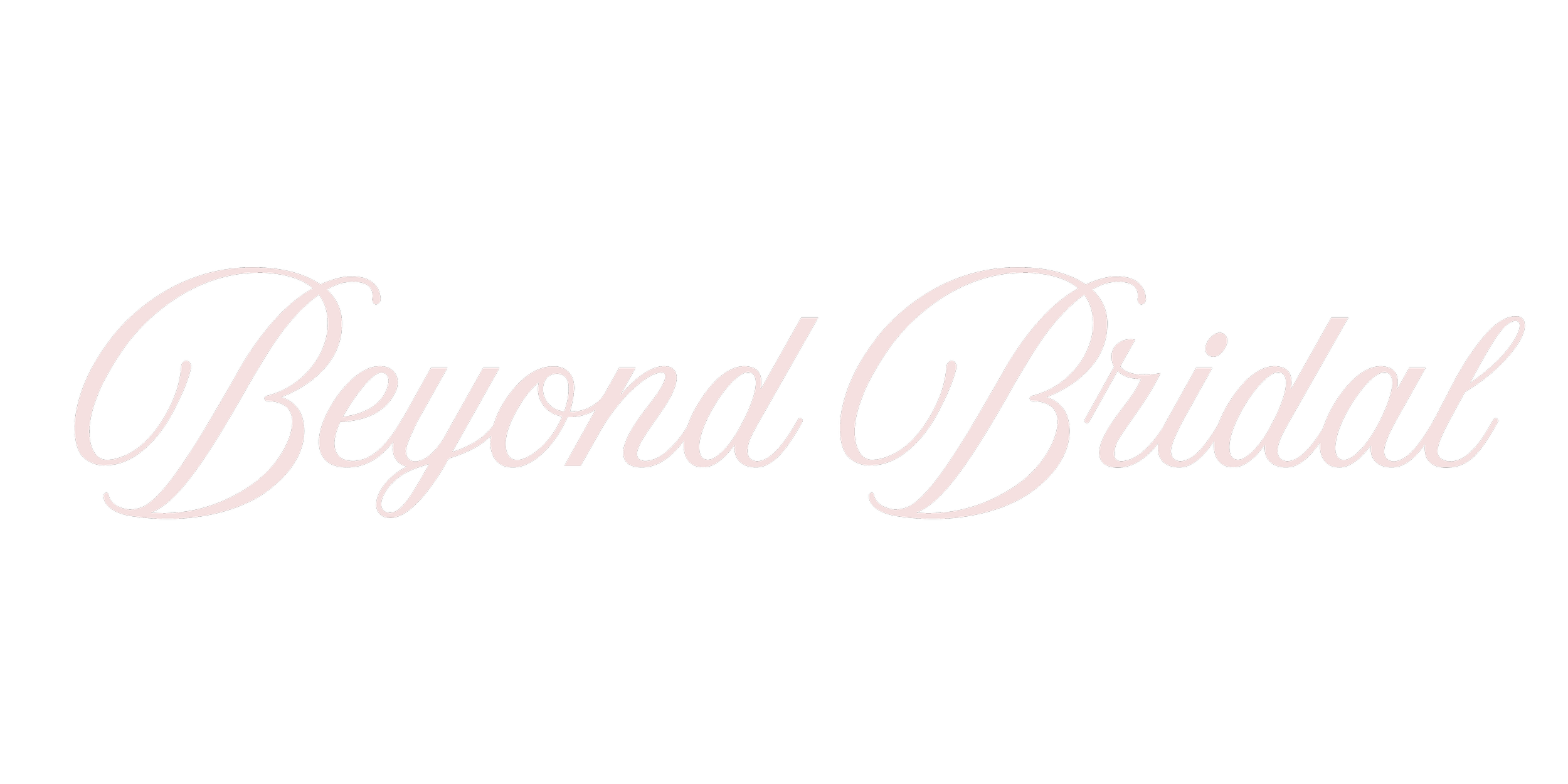 beyond bridal cursive