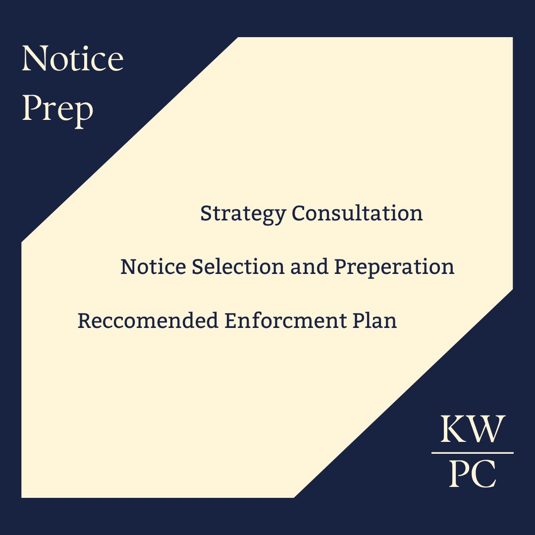 Notice Preparation