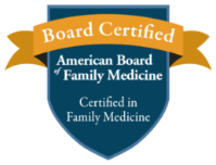 Board Certified, American Board of Family Medicine