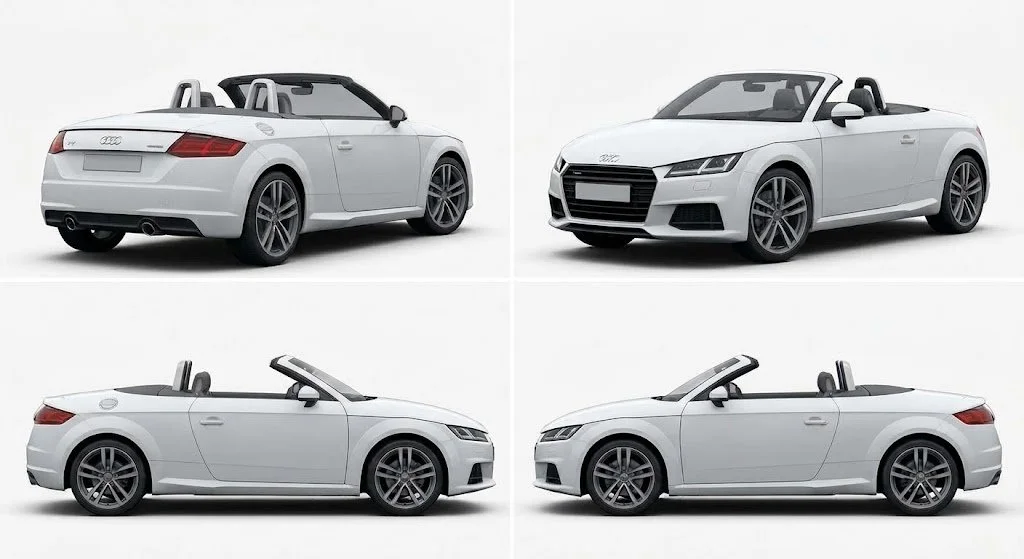 Werbung auf Audi TT Roadster