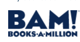 BAM! Books-A-Million logo in blue text.