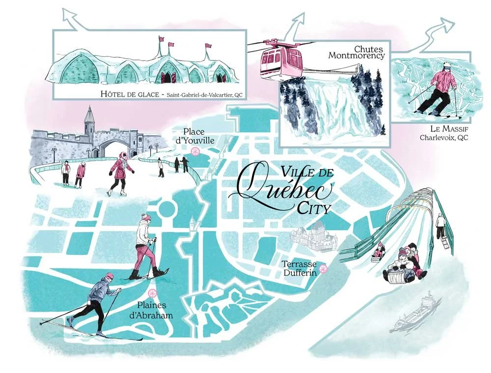 re:Porter - Map of Québec