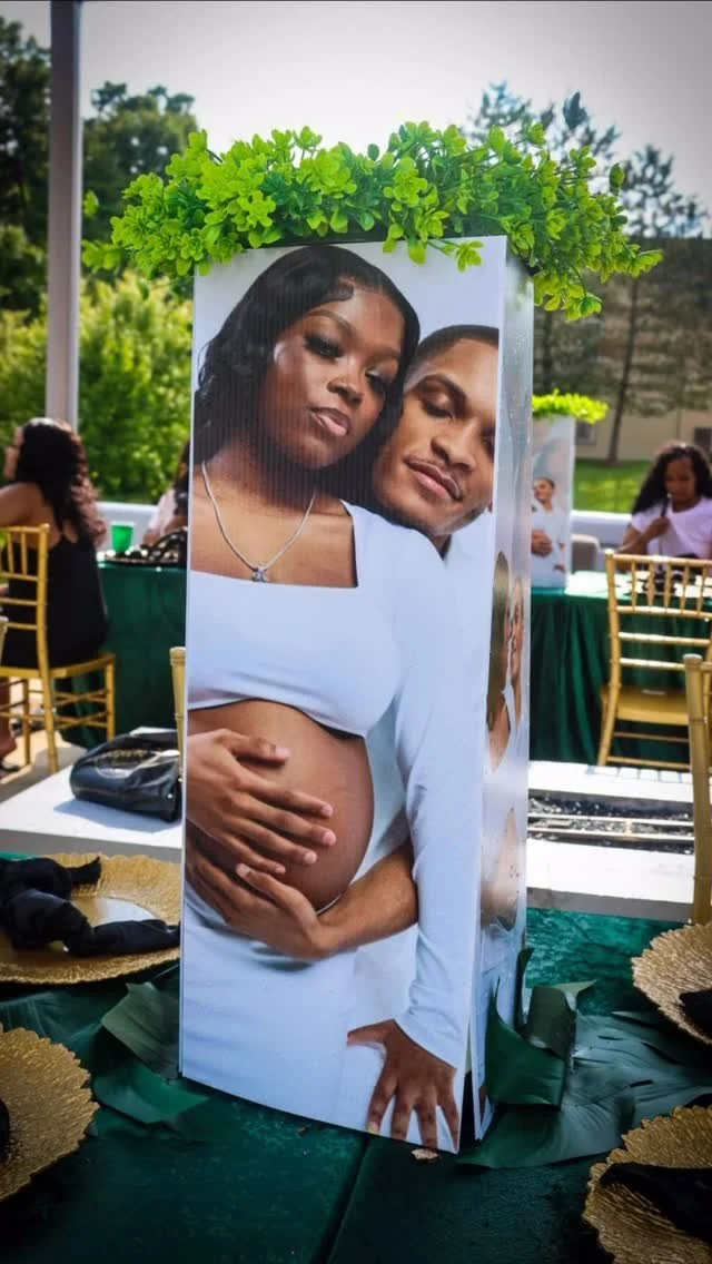 Photo Table Centerpieces